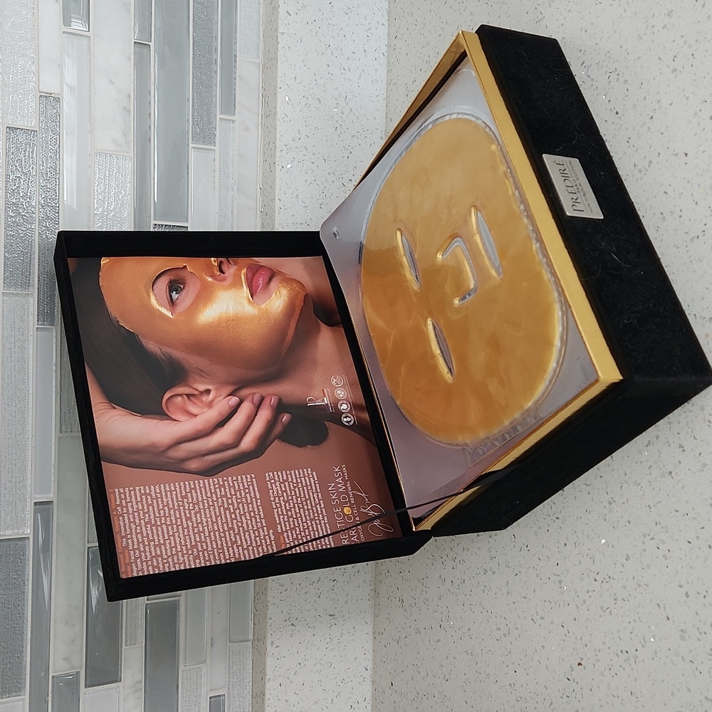 Predire 2 in 1 Prestige Skin Care Gold Mask 16 Oxygen & Cell Renewal Masks - New